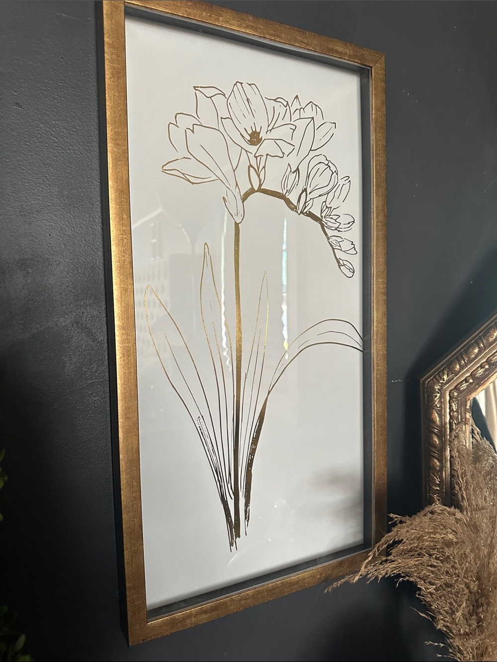 Floral Line Art Wall Decor -